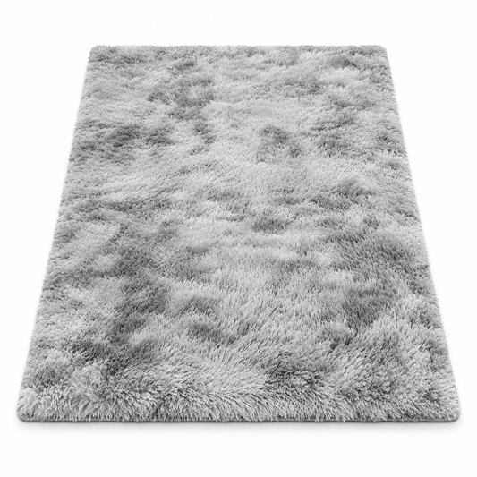 Plush Long-Pile Shag Rug – Soft Cozy Bedside Area Rug