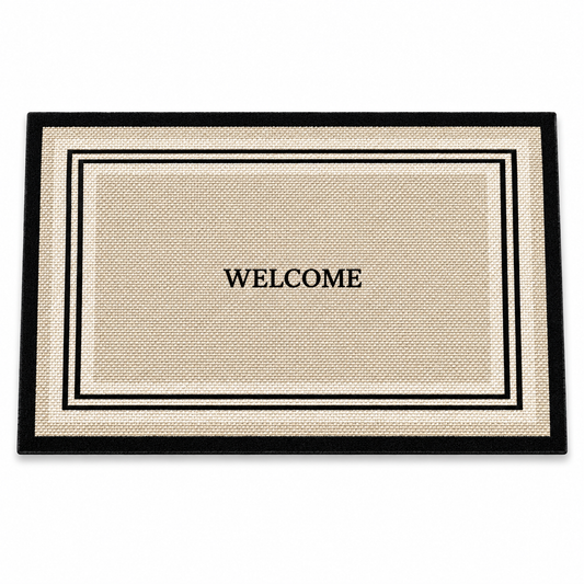 Minimalist Welcome Entryway Mat – Non-Slip Indoor Door Rug
